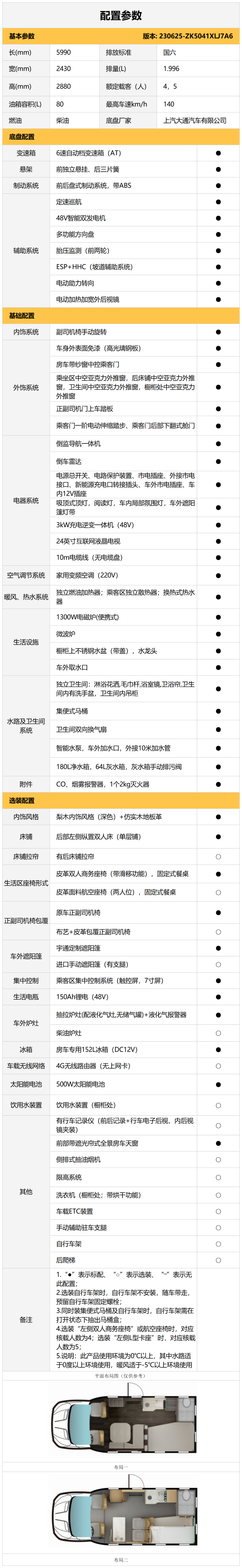 陪你尋跡山海  宇通C311豪享版（48V）房車