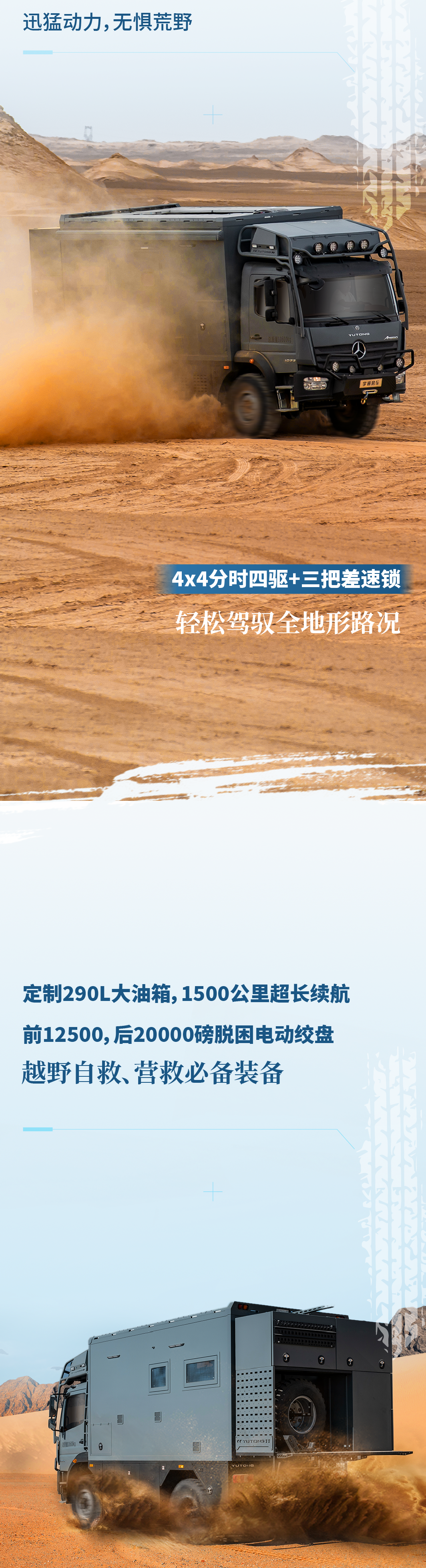 雄關(guān)漫道，邁越馳騁，宇通威邁E長(zhǎng)途穿越硬核越野房車(chē)