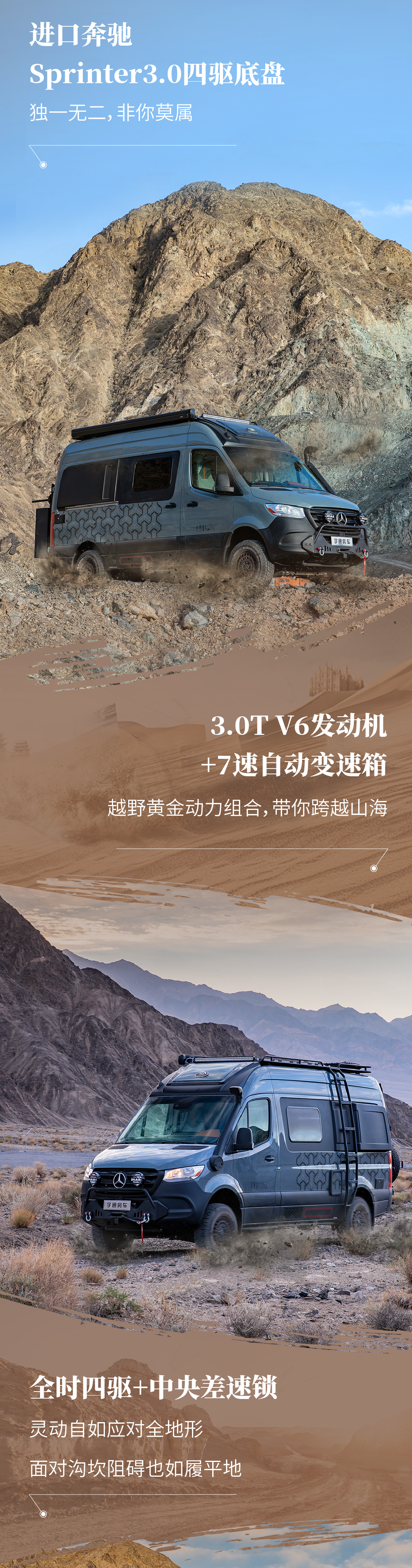 以王者之姿，盡展野性激情，宇通駿邁M全地形探險(xiǎn)越野房車(chē)